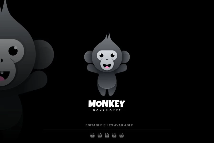لوگوی گرادینت میمون