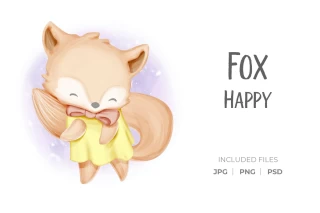 روباه خوشحال