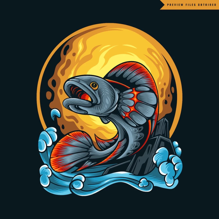 وکتور ماهی چانا